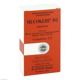 Abbildung: Mucokehl Suppositorien D 3 10 St, Suppositorien PZN 03206707