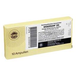 Abbildung: Nigersan D 6 Ampullen 10X1 ml, Ampullen PZN 03206819