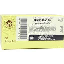 Abbildung: Nigersan D 6 Ampullen 50X1 ml, Ampullen PZN 03206825
