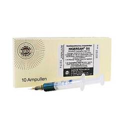 Abbildung: Nigersan D 5 Ampullen 10X1 ml, Ampullen PZN 03206848