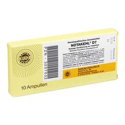 Abbildung: Notakehl D 7 Ampullen 10X1 ml, Ampullen PZN 03207032