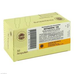 Abbildung: Notakehl D 6 Ampullen 50X1 ml, Ampullen PZN 03207078