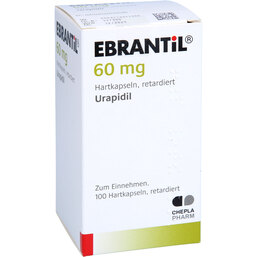 Abbildung: Ebrantil 60 mg Retardkapseln 100 St, Retard-Kapseln PZN 03207954