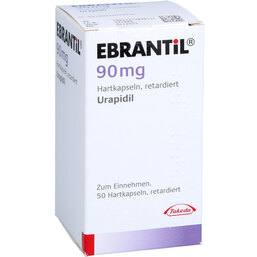 Abbildung: Ebrantil 90 mg Retardkapseln 50 St, Retard-Kapseln PZN 03207983