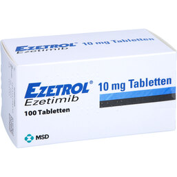Abbildung: Ezetrol 10 mg Tabletten 100 St, Tabletten PZN 03210086