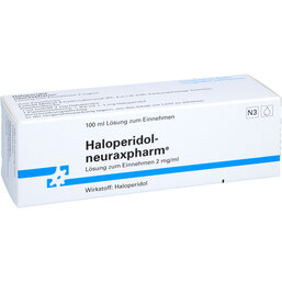 Abbildung: Haloperidol neuraxp. Lösung zum Einnehmen 100 ml, Lösung zum Einnehmen PZN 03215445