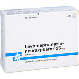 Abbildung: Levomepromazin neuraxpharm 25 mg Tabletten 20 St, Tabletten PZN 03221003