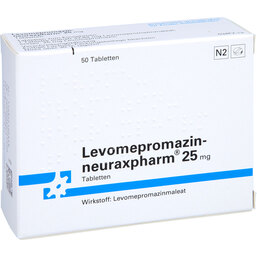Abbildung: Levomepromazin neuraxpharm 25 mg Tabletten 50 St, Tabletten PZN 03221026