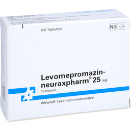 Abbildung: Levomepromazin neuraxpharm 25 mg Tabletten 100 St, Tabletten PZN 03221032