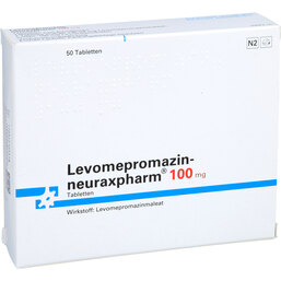 Abbildung: Levomepromazin neuraxpharm 100 mg Tabletten 50 St, Tabletten PZN 03221055