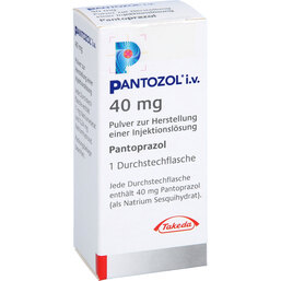 Abbildung: Pantozol i.v. 40 mg Trockensubstanz ohne Lösungsmittel 1 St, Trockensubstanz ohne Lösu PZN 03222445