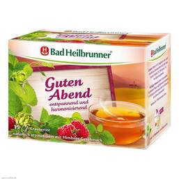 Abbildung: Bad Heilbrunner Tee Guten Abend Kräuter Beutel Filterbeutel, 15X2.0 g PZN 03235488
