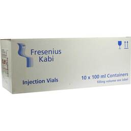 Abbildung: Kochsalzlösung 0,9% Freka-Fl.Fresenius Injektionslösung, 10X100 ml PZN 03236364