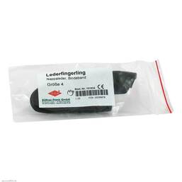 Abbildung: Fingerling Leder Größe 4 Binde 1 St PZN 03236878