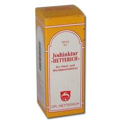 Abbildung: Jodtinktur Hetterich Lösung, 30 ml PZN 03237398