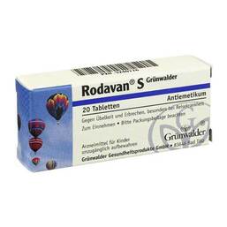 Abbildung: Rodavan S Grünwalder Tabletten Tabletten, 20 St PZN 03240176