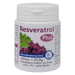 Abbildung: Resveratrol plus Kapseln Kapseln, 60 St PZN 03244346