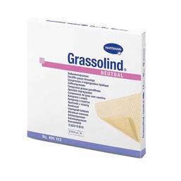 Abbildung: Grassolind Salbenkompressen 10x10 cm steril Kompressen, 10 St PZN 03245630