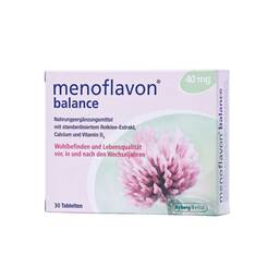 Abbildung: Menoflavon Balance Tabletten Tabletten, 30 St PZN 03263846