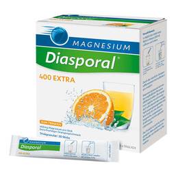 Abbildung: Magnesium Diasporal 400 Extra Trinkgranulat 20 St, Granulat PZN 03268269