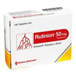 Abbildung: Rutinion Tabletten 100 St, Tabletten PZN 03268306