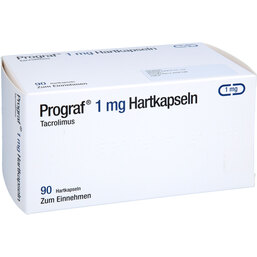 Abbildung: Prograf 1 mg Hartkapseln 90 St, Hartkapseln PZN 03274471