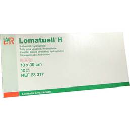 Abbildung: Lomatuell® H Salbentüll 10x30 cm Verband, 10 St PZN 03275625