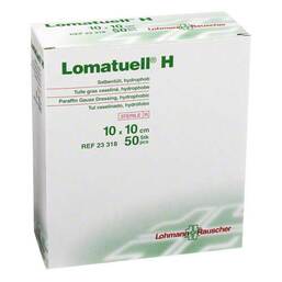 Abbildung: Lomatuell® H Salbentüll 10x10 cm 50 St, Verband PZN 03275631