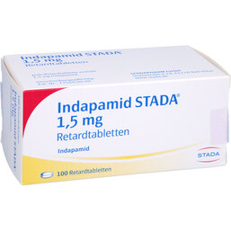 Abbildung: Indapamid STADA 1,5 mg Retardtabletten 100 St, Retard-Tabletten PZN 03286534