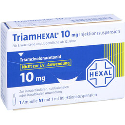 Abbildung: Triamhexal 10 Injektionssuspension 1X1 ml, Injektionssuspension PZN 03286793
