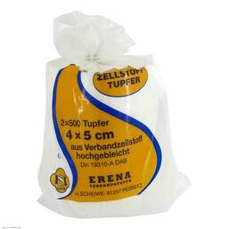 Abbildung: Erena Zellstofftupfer 4x5 2X500 St PZN 03289685