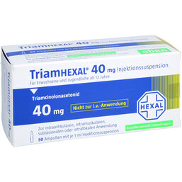 Abbildung: Triamhexal 40 Injektionssuspension 50X1 ml, Injektionssuspension PZN 03294812