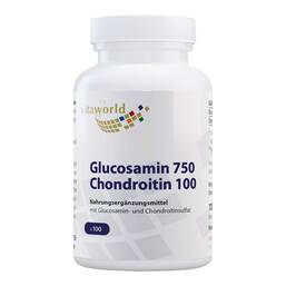 Abbildung: Glucosamin 750 mg + Chondroitin 100 mg Kapseln Kapseln, 100 St PZN 03296372