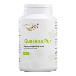 Abbildung: Guarana Pur 500 mg Kapseln Kapseln, 120 St PZN 03296478