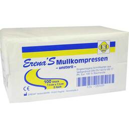 Abbildung: Erena Unsteril Mullkompresse 7,5 100 St, Kompressen PZN 03305409