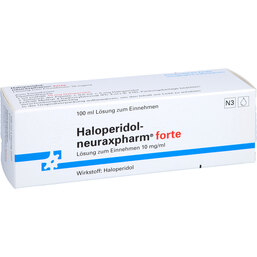 Abbildung: Haloperidol neuraxp. forte Lösung zum Einnehmen 100 ml, Lösung zum Einnehmen PZN 03316241