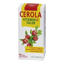 Abbildung: Cerola Vitamin C Taler Grandel 16 St PZN 03322000