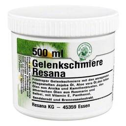 Abbildung: Gelenkschmiere Resana Salbe 500 ml, Salbe PZN 03327256
