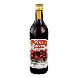 Abbildung: Vitagarten Cranberry Nektar 750 ml, Flaschen PZN 03345828