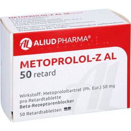 Abbildung: Metoprolol Z AL 50 retard Ta 50 St, Retard-Tabletten PZN 03351504