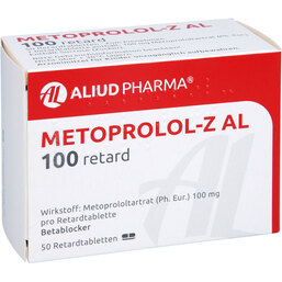 Abbildung: Metoprolol Z AL 100 retard T 50 St, Retard-Tabletten PZN 03352113