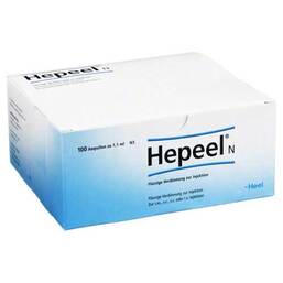 Abbildung: Hepeel N Ampullen 100 St, Ampullen PZN 03352509