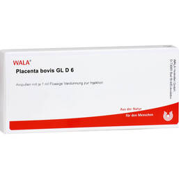 Abbildung: Placenta Bovis GL D 6 Ampullen Ampullen, 10X1 ml PZN 03353348