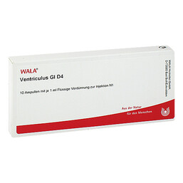 Abbildung: Ventriculus GL D 4 Ampullen Ampullen, 10X1 ml PZN 03353650