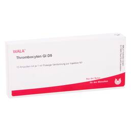 Abbildung: Thrombocyten GL D 5 Ampullen 10X1 ml, Ampullen PZN 03353868