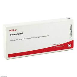 Abbildung: Pulmo GL D 5 Ampullen 10X1 ml, Ampullen PZN 03354632