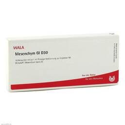 Abbildung: Mesenchym GL D 30 Ampullen 10X1 ml, Ampullen PZN 03355577