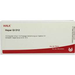 Abbildung: Hepar GL D 12 Ampullen Ampullen, 10X1 ml PZN 03356878