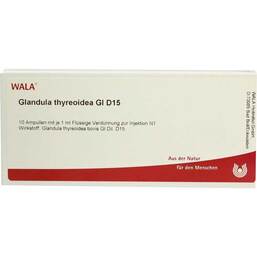 Abbildung: Glandula Thyreoidea GL D 15 Ampullen 10X1 ml, Ampullen PZN 03357263