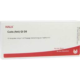 Abbildung: Cutis Feti GL D 5 Ampullen 10X1 ml, Ampullen PZN 03357688